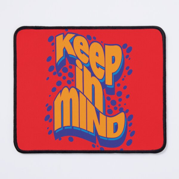 Item preview, Keep in Mind Lettering with Bubbles designed and sold by wickedpretty.