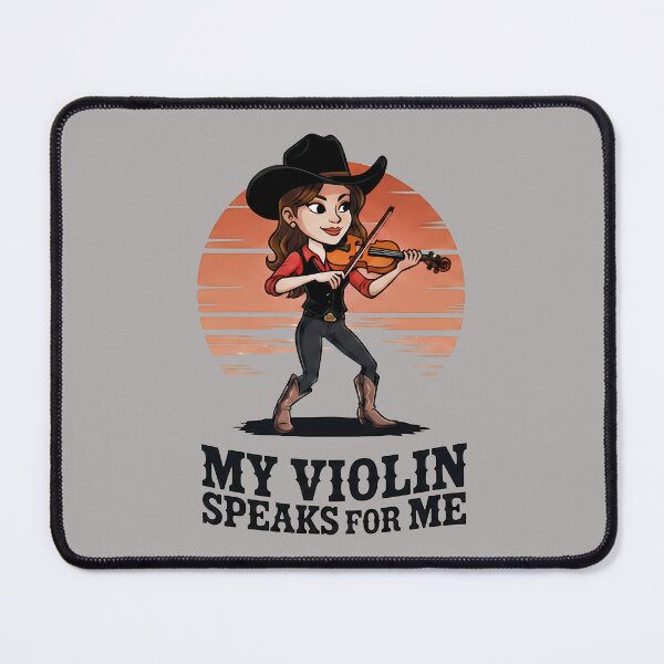 Item preview, Cowgirl with a Violin - World Music Day designed and sold by Art-Arcade6.