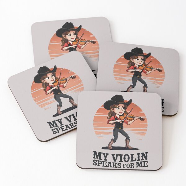 Item preview, Cowgirl with a Violin - World Music Day designed and sold by Art-Arcade6.