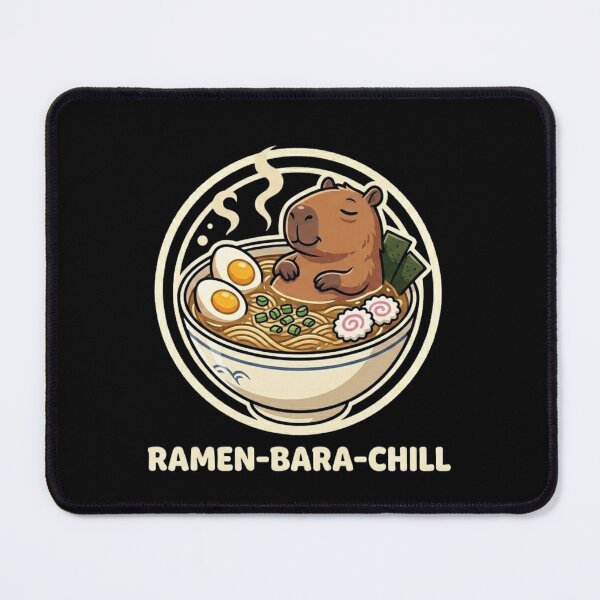 Item preview, Ramen-Bara-Chill - Funny Capybara Ramen Bowl Art designed and sold by nbg2012.