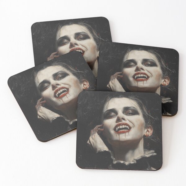 Item preview, Vampire Kiss Bloody Gothic Smile Art designed and sold by DarkHolyQueen.