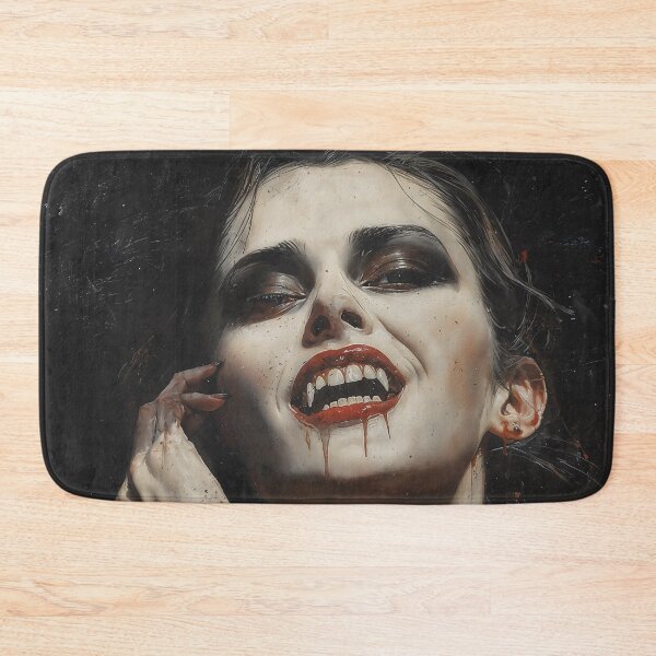 Item preview, Vampire Kiss Bloody Gothic Smile Art designed and sold by DarkHolyQueen.