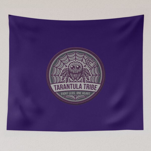 Item preview, Tarantula Lover Gift – “Tarantula Tribe Eight Legs One Heart” Spider. designed and sold by UniqueArtsOnly.