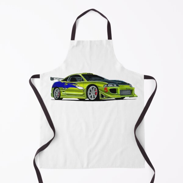 Item preview, Exclusive drawing legendary movie jdm car green Eclipse GS Coupe 420A Neon 16 valve DOHC 2 liter 4 cylinder Turbo engine designed and sold by Cars23.