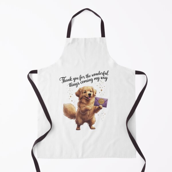 Item preview, Thank You 777 Cute Golden Retriever Dog Nursery Wall Art designed and sold by AQUILAKREO.