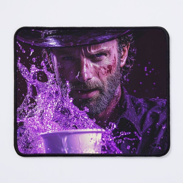 Item preview, Rick Grimes Purple Drink Pop Culture Art designed and sold by WockWave.