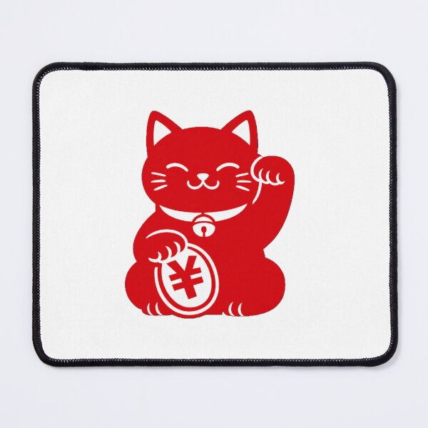 Item preview, Minimalist Japanese Lucky Cat Maneki Neko Design designed and sold by SakuraMarket26.
