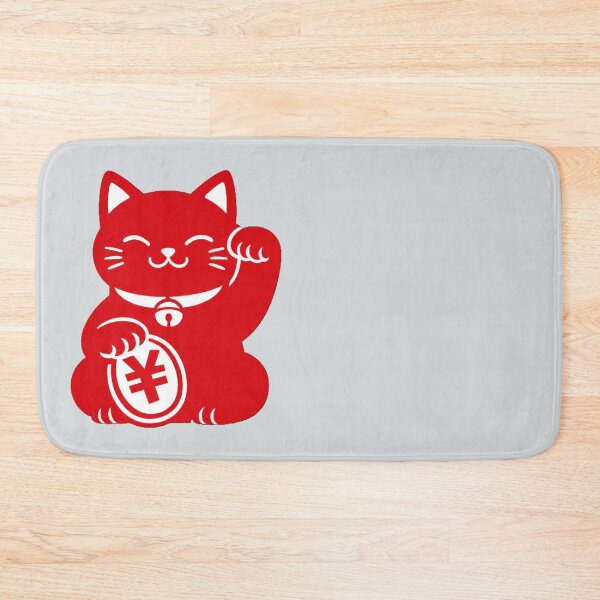 Item preview, Minimalist Japanese Lucky Cat Maneki Neko Design designed and sold by SakuraMarket26.