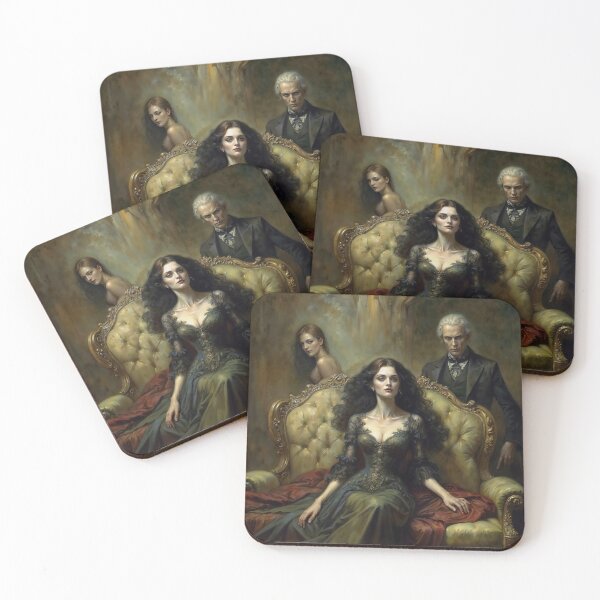 Item preview, Vampire Family Portrait Gothic Victorian Art designed and sold by DarkHolyQueen.