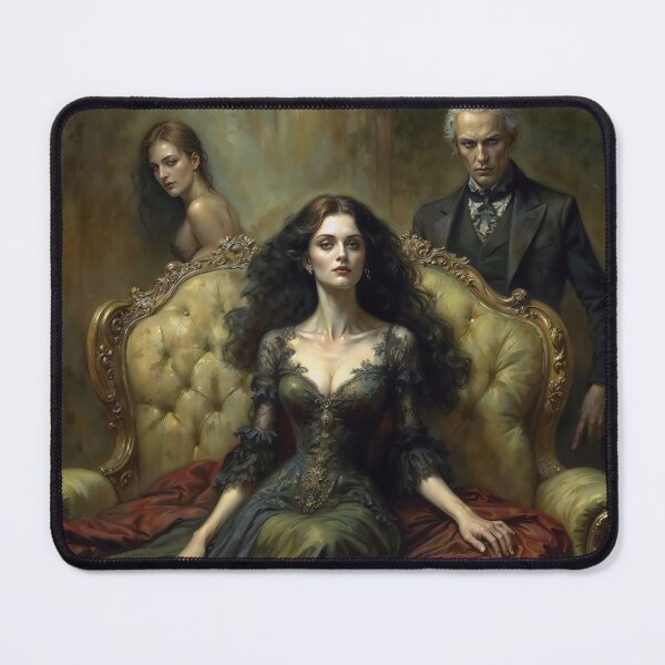 Item preview, Vampire Family Portrait Gothic Victorian Art designed and sold by DarkHolyQueen.