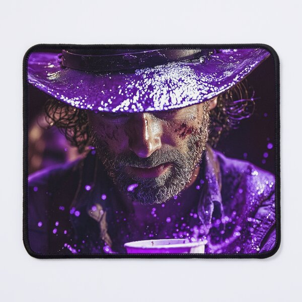 Item preview, Rick Grimes Purple Chemical Splash Art designed and sold by WockWave.