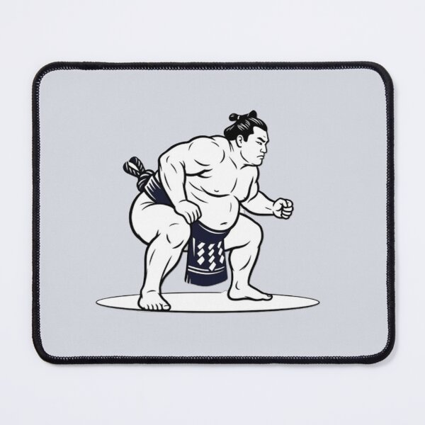 Item preview, Classic Japanese Sumo Wrestler Warrior Pose designed and sold by SakuraMarket26.