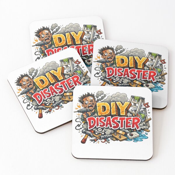 Item preview, DIY Disaster Funny Illustration – Chaos Home Improvement Humour Design designed and sold by GarnerSupplyCo.