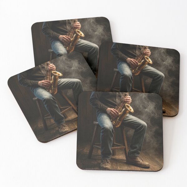 Item preview, Saxophone Player in a Smoky Room designed and sold by Maria Dryfhout.