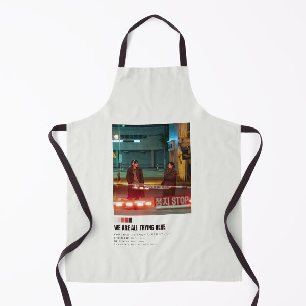 Item preview, We Are All Trying Here - Kdrama Poster designed and sold by Weird Unicorn.