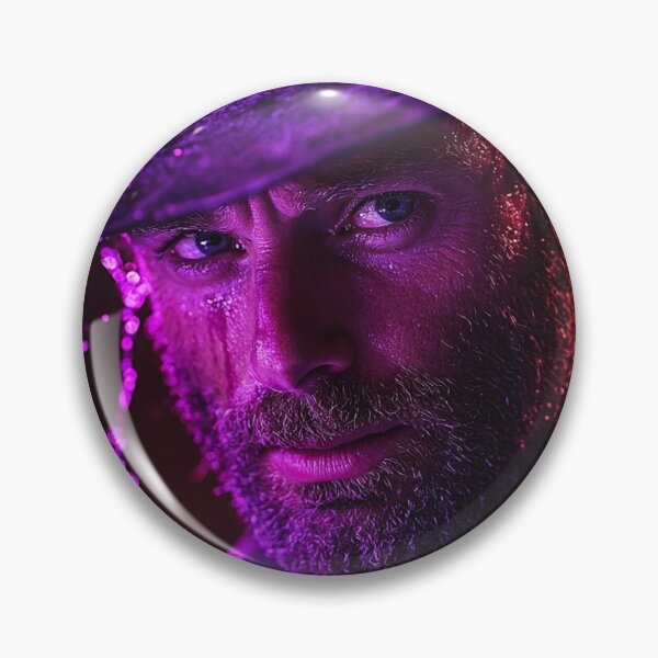 Item preview, Rick Grimes Purple Splash Pop Art designed and sold by WockWave.