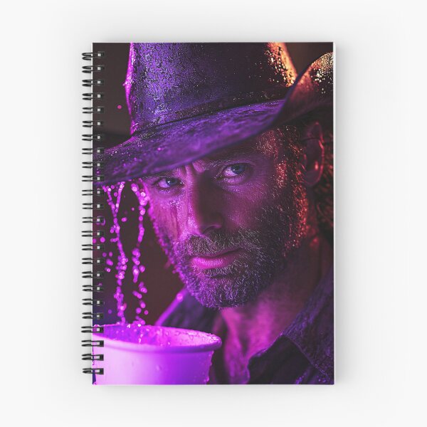 Item preview, Rick Grimes Purple Splash Pop Art designed and sold by WockWave.