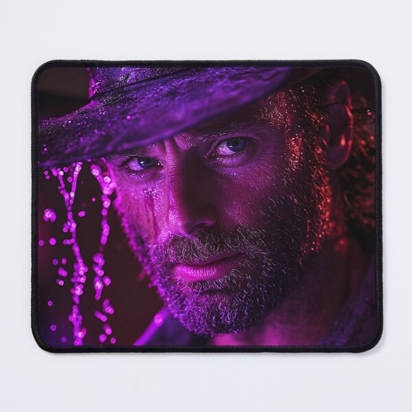 Item preview, Rick Grimes Purple Splash Pop Art designed and sold by WockWave.