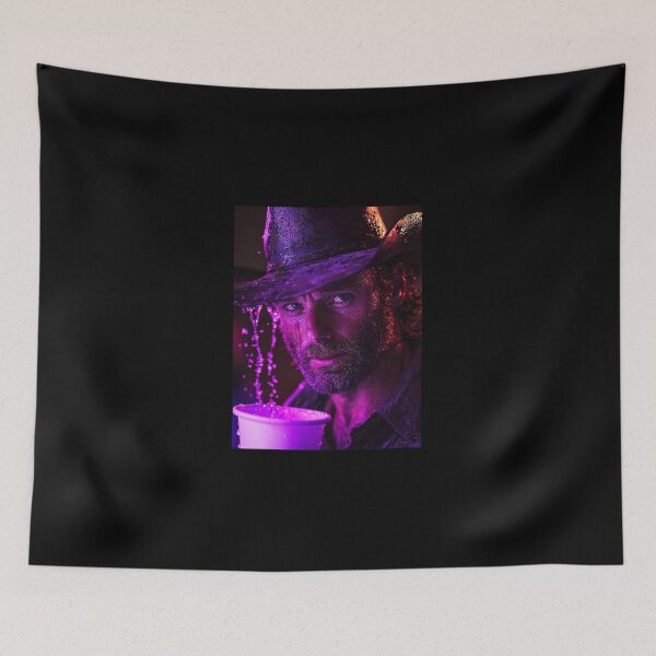 Item preview, Rick Grimes Purple Splash Pop Art designed and sold by WockWave.
