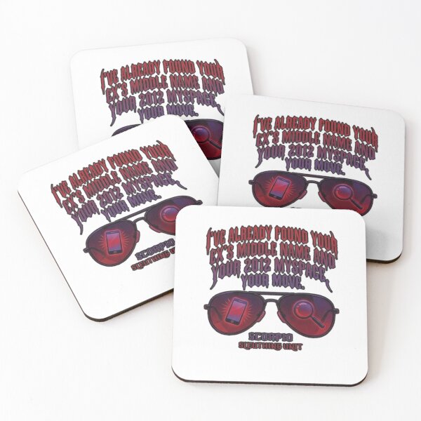 Item preview, Scorpio Sleuthing Unit MySpace Search History designed and sold by Wit & Wear.