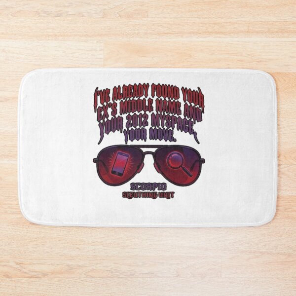 Item preview, Scorpio Sleuthing Unit MySpace Search History designed and sold by Wit & Wear.