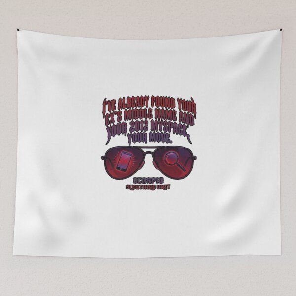 Item preview, Scorpio Sleuthing Unit MySpace Search History designed and sold by Wit & Wear.