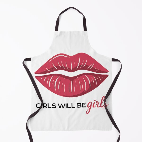 Item preview, Girls Will Be Girls – Red Lips Lipstick Feminine Aesthetic Design designed and sold by ArcticFoxStudio.