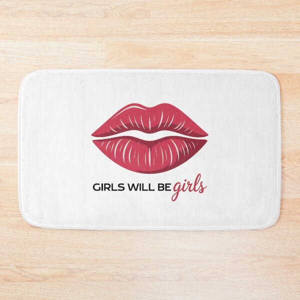 Item preview, Girls Will Be Girls – Red Lips Lipstick Feminine Aesthetic Design designed and sold by ArcticFoxStudio.
