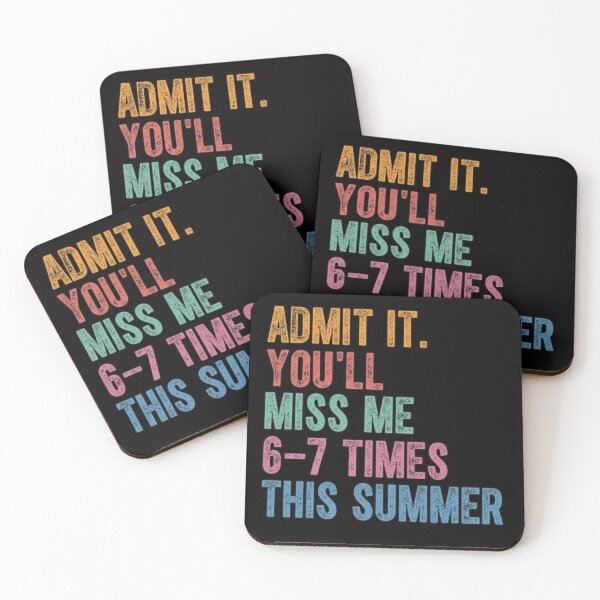 Item preview, Retro Admit It You'll Miss Me 6 7 Times designed and sold by colorsartss.