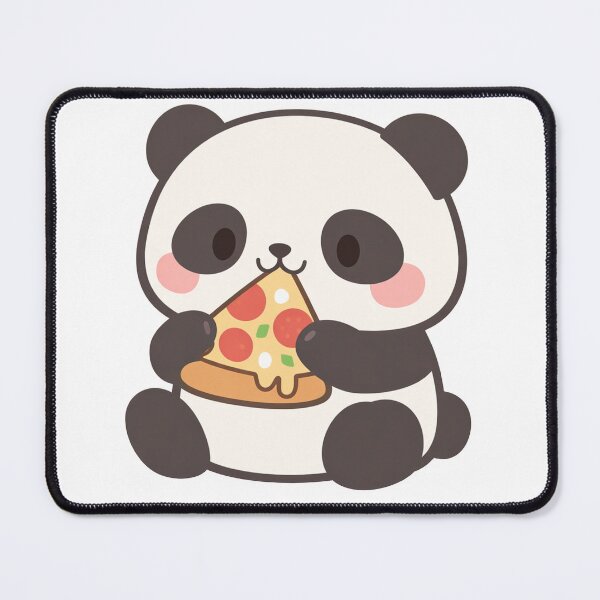 Item preview, Cute Kawaii Panda Eating Pizza Slice Adorable designed and sold by Owcomm.