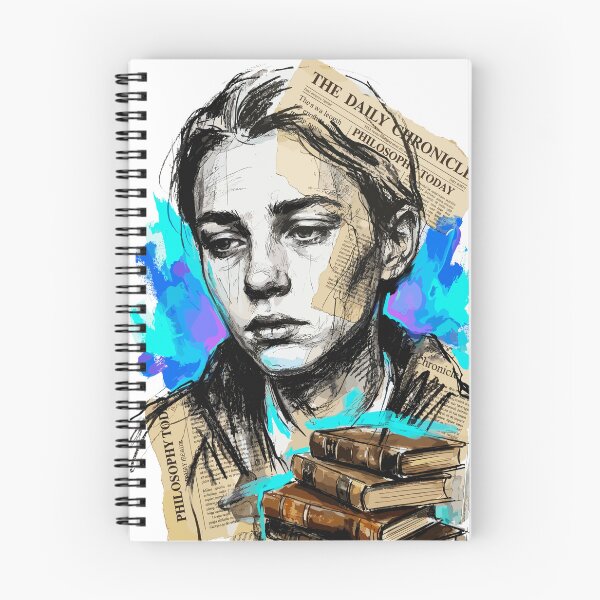 Item preview, Intellectual Portrait of a Writer with Vintage Books designed and sold by Honu2025.