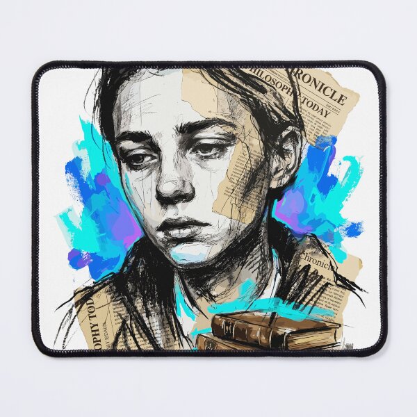 Item preview, Intellectual Portrait of a Writer with Vintage Books designed and sold by Honu2025.