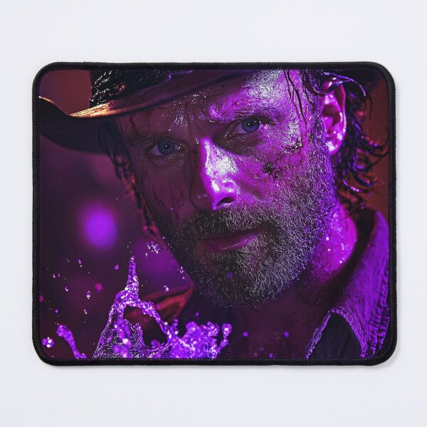 Item preview, Rick Grimes Purple Lean Cinematic Art designed and sold by WockWave.