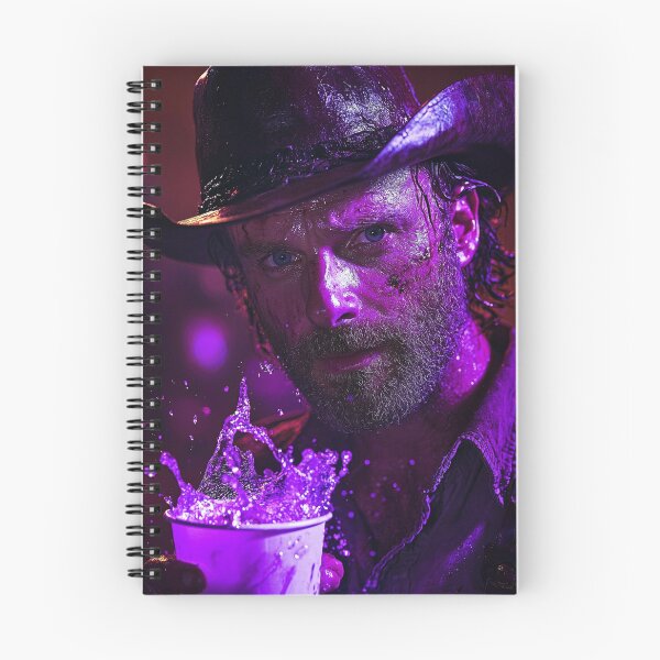 Item preview, Rick Grimes Purple Lean Cinematic Art designed and sold by WockWave.