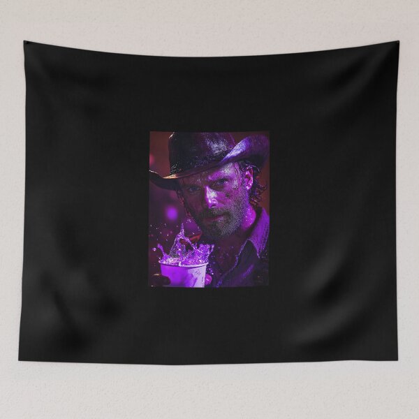 Item preview, Rick Grimes Purple Lean Cinematic Art designed and sold by WockWave.