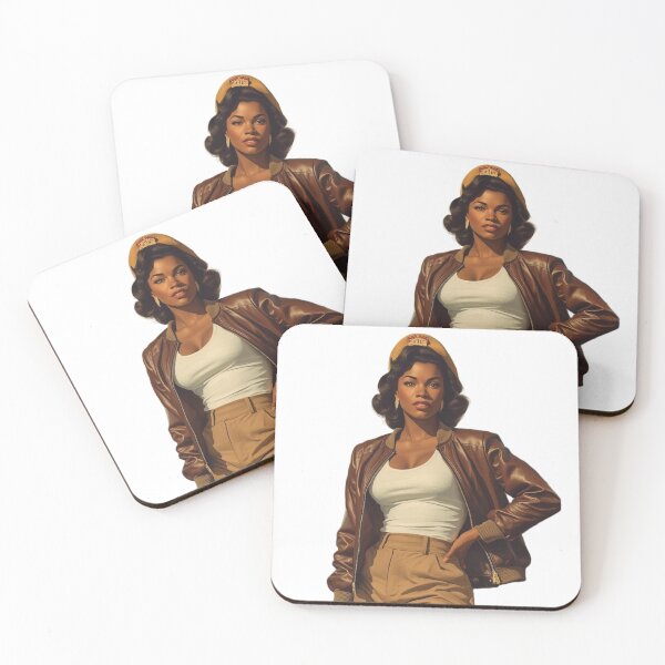 Item preview, Vintage 1940s Tuskegee Airwoman Design | African American Female Pilot Art | WWII Aviation Retro Illustration designed and sold by MissSaylor.