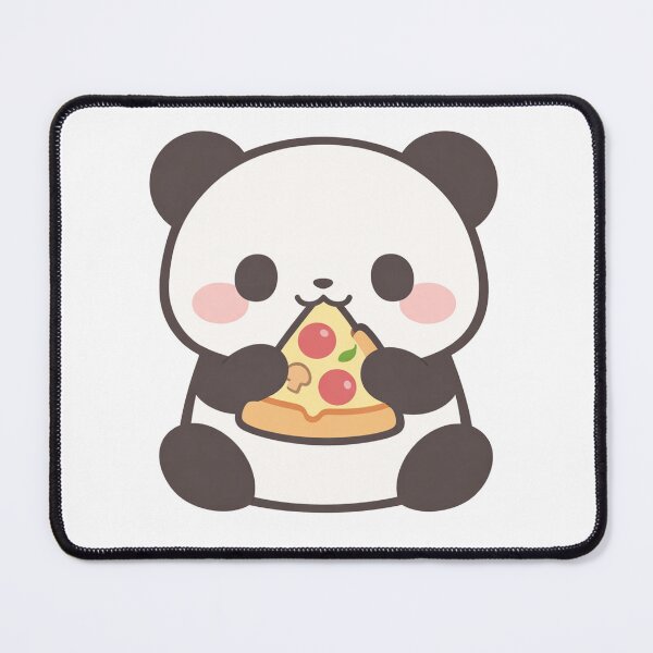 Item preview, Cute Kawaii Panda Eating Pizza Slice Adorable designed and sold by Owcomm.