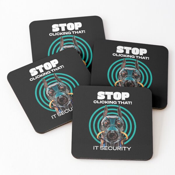 Item preview, Stop Clicking That IT Security Humor designed and sold by Vac1.