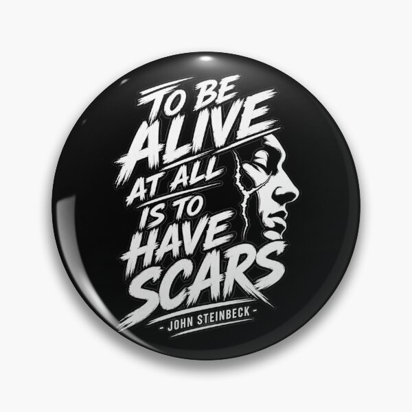 Item preview, To Be Alive Have Scars Typography designed and sold by SoftBananaD.