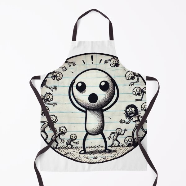Item preview, Cute Zombie Doodle Horror Art designed and sold by InkNovaLab.