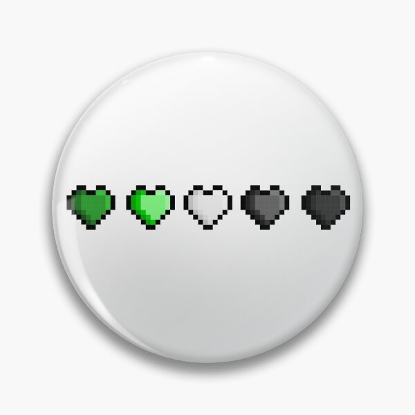 Item preview, Pixel Aromantic Hearts designed and sold by HarveyHandcraftsandDesigns.