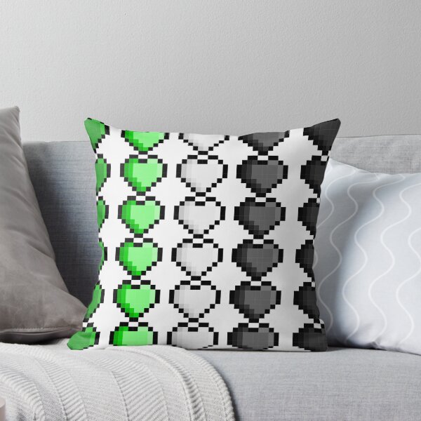 Item preview, Pixel Aromantic Hearts designed and sold by HarveyHandcraftsandDesigns.