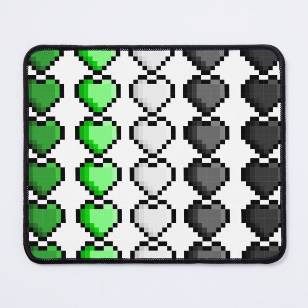 Item preview, Pixel Aromantic Hearts designed and sold by HarveyHandcraftsandDesigns.