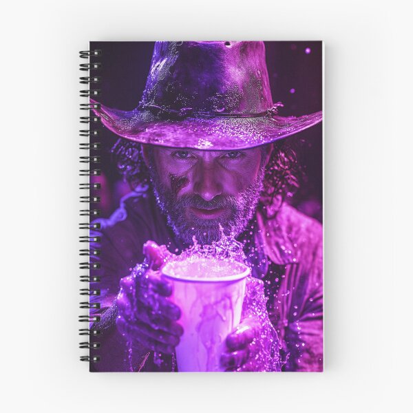 Item preview, Rick Grimes Purple Lean Cinematic Art designed and sold by WockWave.