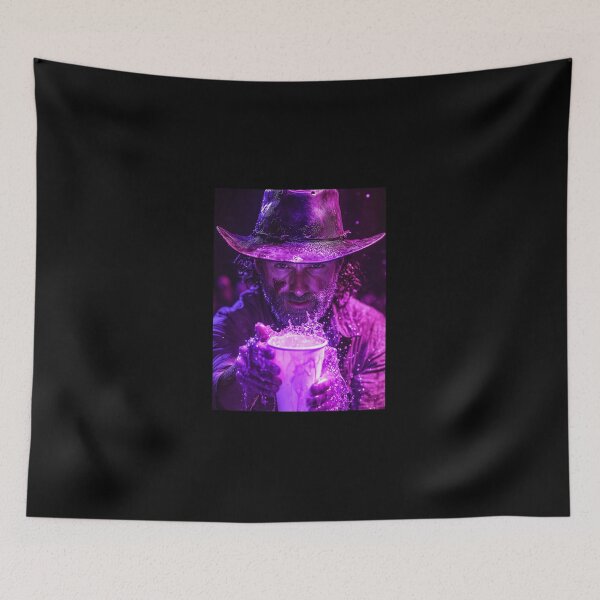 Item preview, Rick Grimes Purple Lean Cinematic Art designed and sold by WockWave.