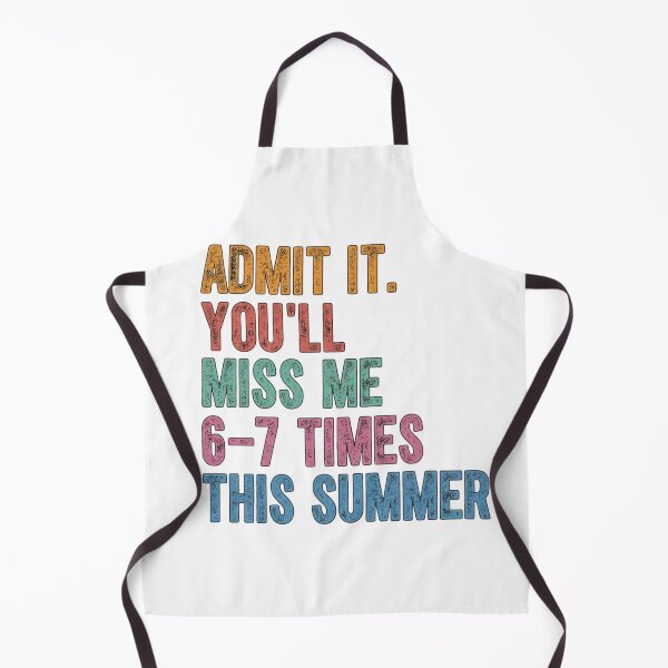 Item preview, Retro Admit It You'll Miss Me 6 7 Times designed and sold by colorsartss.