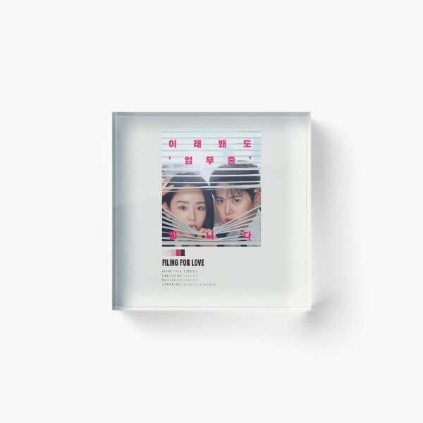Item preview, Filing for Love - Kdrama Poster  designed and sold by Weird Unicorn.
