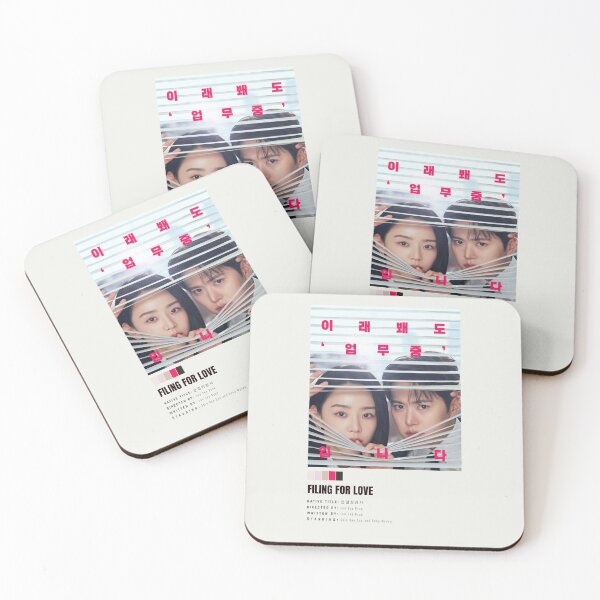 Item preview, Filing for Love - Kdrama Poster  designed and sold by Weird Unicorn.