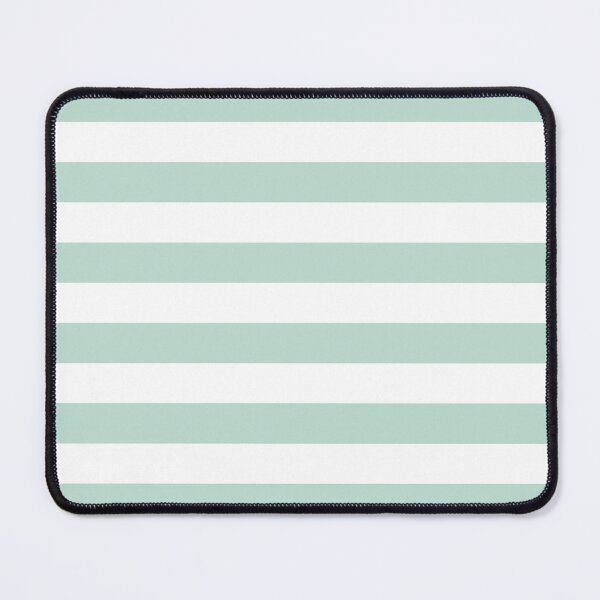 Item preview, Mint Green and White Horizontal Stripes designed and sold by tonymagnerart.