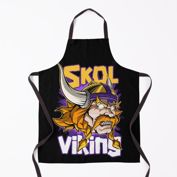 Item preview, Skol Warrior - Purple and Gold Nordic Viking Illustration designed and sold by Canache.
